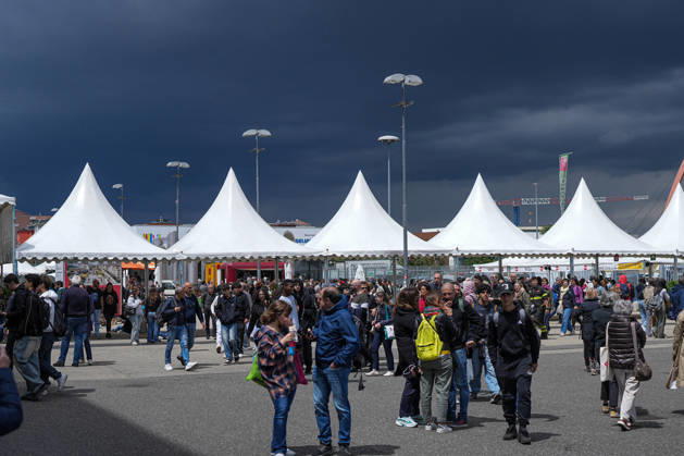 IPA84715834 - Turin. Second day of the 18th edition of the Turin International Book Fair entitled The World Saved by Kids. The fair will remain open from May 14 to 18, 2026 at Lingotto Fiere In photo: Copyright: xSalonexdelxLibrox xRiccardoxGiordanox 84715834