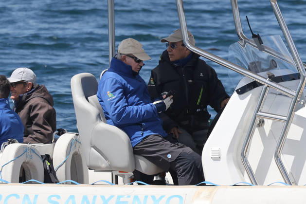 Simoneta Gómez Acebo accompanies King Juan Carlos on his journey at sea King Juan Carlos I and Pedro Campos embark at the port of Sanxenxo, on May 15, 2026, in Sanxenxo Galicia, Spain PUERTO SANXENXO REY JUAN CARLOS 15 MAY 2026 Raú Sanxenxo Sanxenxo Sanxenxo Spain  Copyright: xRaulxTerrelx 7525560