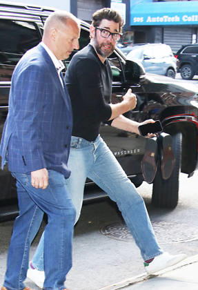 NEW YORK, NY- MAY 15: John Krasinski seen at CBS Mornings on May 15, 2026 in New York City. Copyright: xRW MediaPunchx