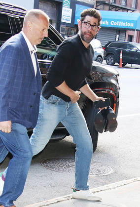 NEW YORK, NY- MAY 15: John Krasinski seen at CBS Mornings on May 15, 2026 in New York City. Copyright: xRW MediaPunchx