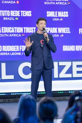 global citizen now Hugh Jackman, British-Australian actor and singer, during Global Citizen Now at Spring Studios in New York on May 14, 2026 new york new york united of america Copyright: xVanessaxCarvalhox