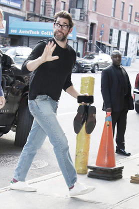 NEW YORK, NY- MAY 15: John Krasinski seen at CBS Mornings on May 15, 2026 in New York City. Copyright: xRW MediaPunchx