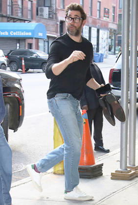 NEW YORK, NY- MAY 15: John Krasinski seen at CBS Mornings on May 15, 2026 in New York City. Copyright: xRW MediaPunchx