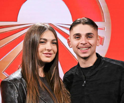 IPA84721394 - Milan,Italy Beijing Express 2026 The Far East photocall with winners Chanel Totti and Filippo Laurino I RECOMMENDED In the photo:Chanel Totti and Filippo Laurino I RECOMMENDED Copyright: xNickxZonnax xNickxZonnax 84721394