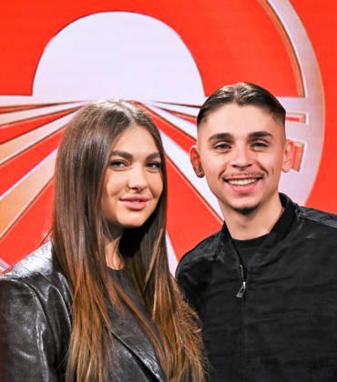 IPA84721396 - Milan,Italy Beijing Express 2026 The Far East photocall with winners Chanel Totti and Filippo Laurino I RECOMMENDED In the photo:Chanel Totti and Filippo Laurino I RECOMMENDED  Copyright: xNickxZonnax xNickxZonnax 84721396