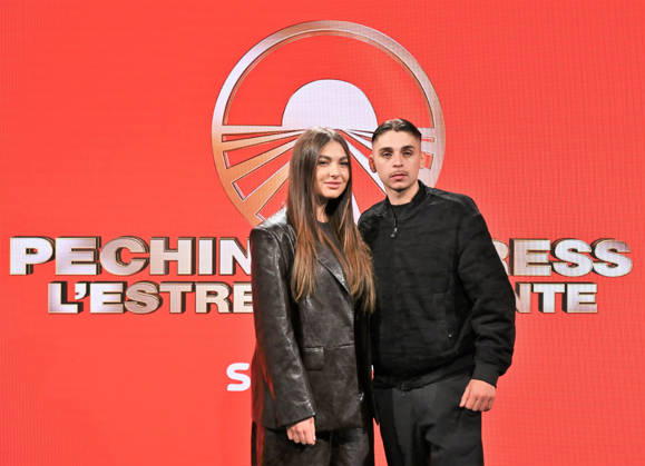 IPA84721391 - Milan,Italy Beijing Express 2026 The Far East photocall with winners Chanel Totti and Filippo Laurino I RECOMMENDED In the photo:Chanel Totti and Filippo Laurino I RECOMMENDED  Copyright: xNickxZonnax xNickxZonnax 84721391