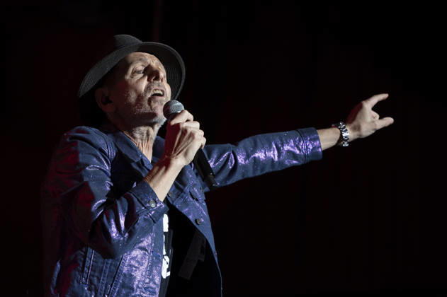 May 15, 2026, Madrid, Spain: Singer Alejo Stivel, performs during the performance festival San Isidro at the Plaza Mayor de Madrid. Madrid Spain  - ZUMAs197 20260515_aaa_s197_179 Copyright: xAtilanoxGarciax