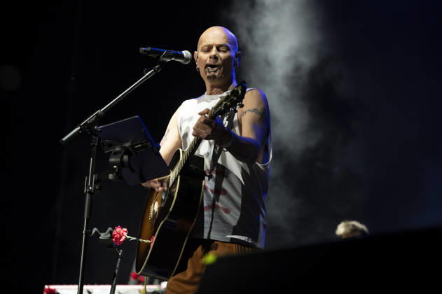 May 15, 2026, Madrid, Spain: Jesus Cifuentes of Celtas Cortos performs during the performance festival San Isidro at the Plaza Mayor de Madrid. Madrid Spain  - ZUMAs197 20260515_aaa_s197_145 Copyright: xAtilanoxGarciax