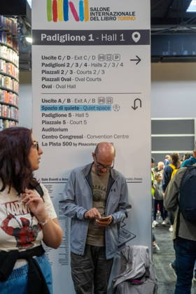 May 15, 2026, Turin, To, Italy: Some moments from the second day of the International Book Fair. Turin, May 15, 2026 Turin Italy  - ZUMAa289 20260515_zia_a289_007 Copyright: xSelenexDanielex xAgfx