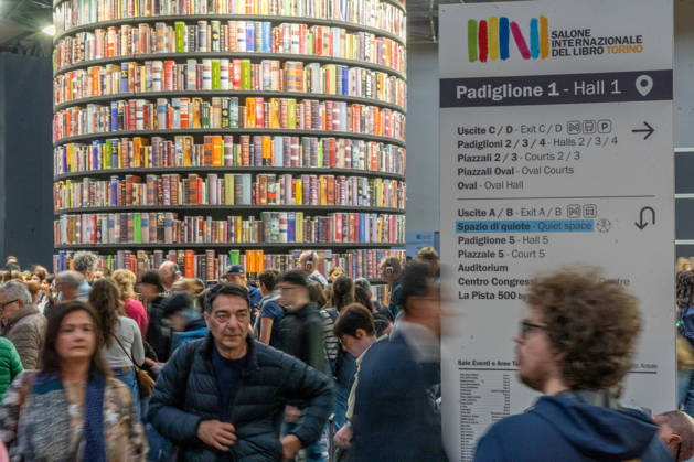 May 15, 2026, Turin, To, Italy: Some moments from the second day of the International Book Fair. Turin, May 15, 2026 Turin Italy  - ZUMAa289 20260515_zia_a289_005 Copyright: xSelenexDanielex xAgfx