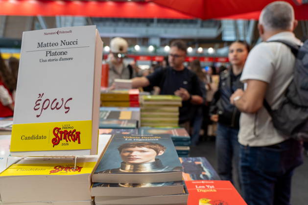 May 15, 2026, Turin, To, Italy: Some moments from the second day of the International Book Fair. Turin, May 15, 2026 Turin Italy  - ZUMAa289 20260515_zia_a289_055 Copyright: xSelenexDanielex xAgfx