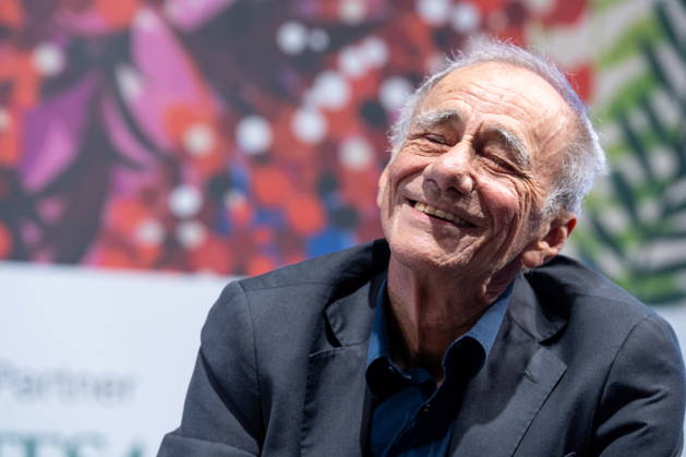 May 15, 2026, Turin, Rome, Italy: Roberto Vecchio presents his poetry during the second day of the Turin International Book Fair. Turin, May 15, 2026 Turin Italy  - ZUMAa289 20260515_zia_a289_045 Copyright: xSelenexDaniele Agfx