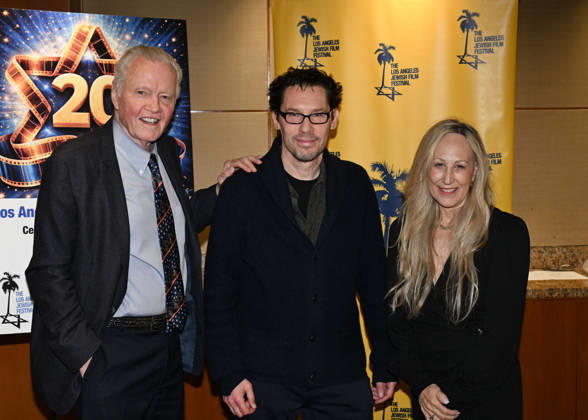May 14, 2026, West Los Angeles, California, USA: American actor JON VOIGHT, Director BRYAN SINGER and LAJFF Director HILARY HELSTEIN attend the 20th Annual Los Angeles Jewish Film Festival Special Screening of Monument West Los Angeles USA - ZUMAb173 20260514_aap_b173_042 Copyright: xBillyxBennightx