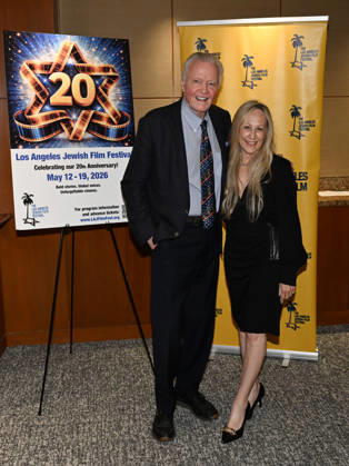 May 14, 2026, West Los Angeles, California, USA: American actor JON VOIGHT, LAJFF Director HILARY HELSTEIN attend the 20th Annual Los Angeles Jewish Film Festival Special Screening of Monument West Los Angeles USA - ZUMAb173 20260514_aap_b173_034 Copyright: xBillyxBennightx