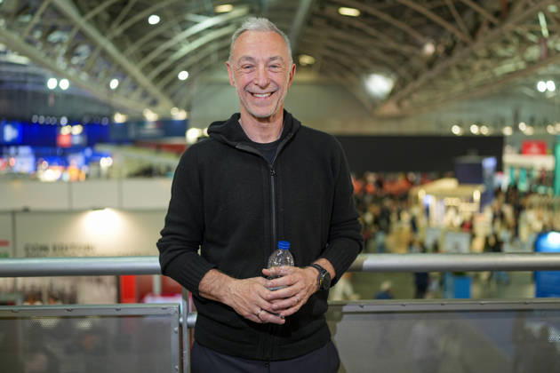 IPA84723890 - Turin. Second day of the 18th edition of the Turin International Book Fair entitled The World Saved by Kids. The fair will remain open from May 14 to 18, 2026 at Lingotto Fiere In the photo: Linus  Copyright: xRiccardoxGiordanox xRiccardoxGiordanox 84723890