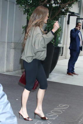 NEW YORK, NY- MAY 15: Jennifer Lopez seen in New York City on May 15, 2026. Copyright: xRW MediaPunchx