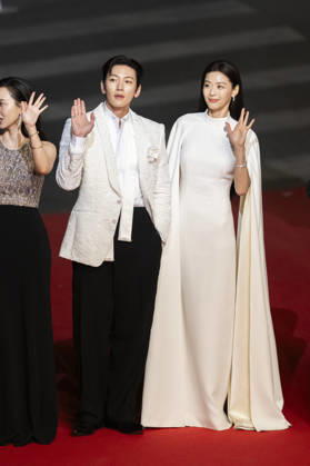Cannes Gun Che Colony Red Carpet EB South Korean actor Jun Ji-Hyun, South Korean actor Ji Chang-Wook, South Korean actor Koo Kyo-Hwan, South Korean actress Shin Hyeon-Bin during the Gun-Che Colony red carpet during the 79th Cannes Film Festival in Cannes, France on May 15, 2026. Photo by Eliot Blondet ABACAPRESS.COM Cannes France France  Copyright: xBlondetxEliot ABACAx