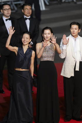 Cannes Gun Che Colony Red Carpet EB South Korean actor Jun Ji-Hyun, South Korean actor Ji Chang-Wook, South Korean actor Koo Kyo-Hwan, South Korean actress Shin Hyeon-Bin during the Gun-Che Colony red carpet during the 79th Cannes Film Festival in Cannes, France on May 15, 2026. Photo by Eliot Blondet ABACAPRESS.COM Cannes France France  Copyright: xBlondetxEliot ABACAx