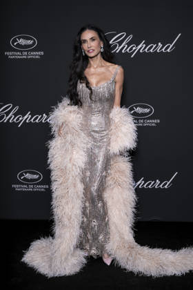 Demi Moore at the Chopard Trophy dinner at the Carlton Beach Club during the 79th Cannes International Film Festival on 15 May 2026 Olivier Borde Bestimage the Chopard Trophy dinner at the Carlton Beach Club during the 79th Cannes International Film Festival on 15 May 2026 Cannes France  Copyright: xOLIVIERxBORDEx xBESTIMAGExOLIVIERxBORDEx xBESTIMAGEx