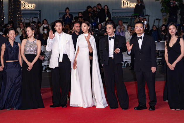 Cannes Gun-Che screening NG Kim Shin-rok, Shin Hyun-been, Koo Kyo-hwan, Ji Chang-wook, Jun Ji-hyun, Yeon Sang-ho and Yang Yu-min attending the ‘Gun-Che (Colony)’ Screening and Red Carpet at Palais Des Festivals in Cannes, France on May 15 2026 as part of the 79th Cannes Film Festival. Photo by Nicolas Genin ABACAPRESS.COM Cannes France  Copyright: xGeninxNicolas ABACAx