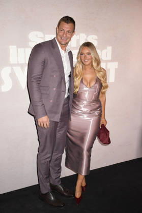 NEW YORK, NY- MAY 14: Rob Gronkowski, and Camille Kostek at the 2026 Sports Illustrated Swimsuit Launch Party at the Hard Rock Hotel on May 14, 2026 in New York City. Credit: AdMedia New York City USA  - ZUMAa123 20260514_zaa_a123_143 Copyright: xJohnxFyckex