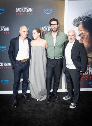 May 15, 2026, Bronx, New York, USA: New York, NY, May 15, 2026: Michael Kelly, Sienna Miller, John Krasinski, Andrew Bernstein attend World Premiere of Amazon MGM Studios Tom Clancy s Jack Ryan: Ghost War at Regal Times Square Bronx USA - ZUMAr339 20260515_znp_r339_068 Copyright: xLevxRadinx