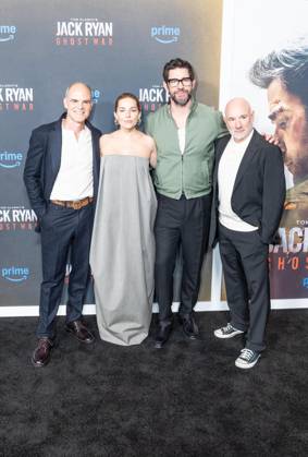 May 15, 2026, Bronx, New York, USA: New York, NY, May 15, 2026: Michael Kelly, Sienna Miller, John Krasinski, Andrew Bernstein attend World Premiere of Amazon MGM Studios Tom Clancy s Jack Ryan: Ghost War at Regal Times Square Bronx USA - ZUMAr339 20260515_znp_r339_070 Copyright: xLevxRadinx