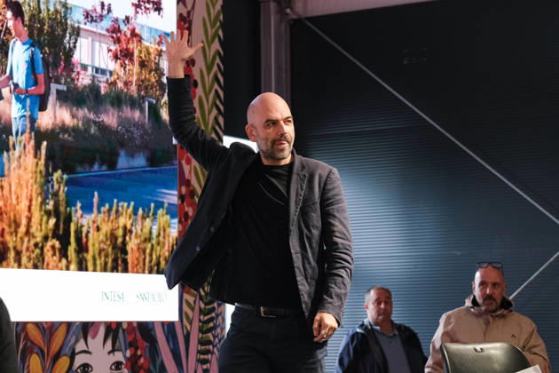 May 15, 2026, Turin, Italy: Roberto Saviano seen during the SalTo 26 - Salone Internazionale del Libro at Lingotto Fiere. Turin Italy - ZUMAs197 20260515_aaa_s197_407 Copyright: xElenaxVizzocax