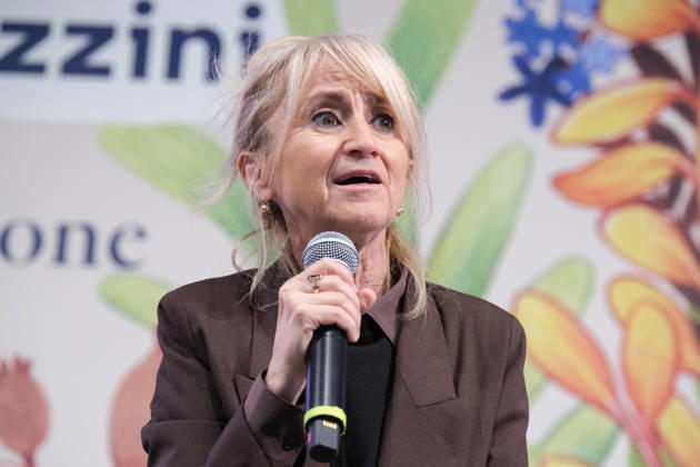 May 15, 2026, Turin, Italy: Luciana Littizzetto seen during the SalTo 26 - Salone Internazionale del Libro at Lingotto Fiere. Turin Italy - ZUMAs197 20260515_aaa_s197_398 Copyright: xElenaxVizzocax