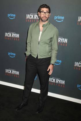May 15, 2026, New York, New York, USA: Actor JOHN KRASINSKI seen during the red carpet arrivals for Amazon MGM Studios Tom Clancy s Jack Ryan - Ghost War World Premiere held at Regal Times Square. New York USA - ZUMAk03_ 20260515_zaf_k03_046 Copyright: xNancyxKaszermanx