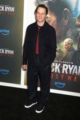 May 15, 2026, New York, New York, USA: Actor MATTHEW RHYS seen during the red carpet arrivals for Amazon MGM Studios Tom Clancy s Jack Ryan - Ghost War World Premiere held at Regal Times Square. New York USA  - ZUMAk03_ 20260515_zaf_k03_069 Copyright: xNancyxKaszermanx
