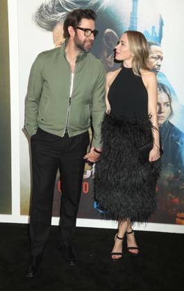 May 15, 2026, New York, New York, USA: Actors JOHN KRASINSKI and EMILY BLUNT seen during the red carpet arrivals for Amazon MGM Studios Tom Clancy s Jack Ryan - Ghost War World Premiere held at Regal Times Square. New York USA  - ZUMAk03_ 20260515_zaf_k03_018 Copyright: xNancyxKaszermanx