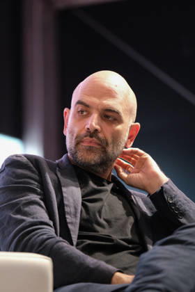 May 15, 2026, Turin, Italy: Roberto Saviano seen during the SalTo 26 - Salone Internazionale del Libro at Lingotto Fiere. Turin Italy - ZUMAs197 20260515_aaa_s197_406 Copyright: xElenaxVizzocax