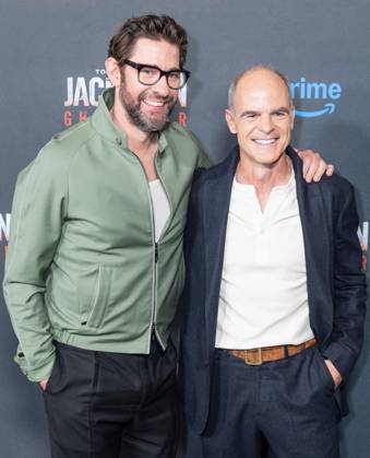 May 15, 2026, Bronx, New York, USA: New York, NY, May 15, 2026: John Krasinski and Michael Kelly attend World Premiere of Amazon MGM Studios Tom Clancy s Jack Ryan: Ghost War at Regal Times Square Bronx USA - ZUMAr339 20260515_znp_r339_045 Copyright: xLevxRadinx