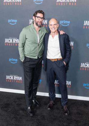 May 15, 2026, Bronx, New York, USA: New York, NY, May 15, 2026: John Krasinski and Michael Kelly attend World Premiere of Amazon MGM Studios Tom Clancy s Jack Ryan: Ghost War at Regal Times Square Bronx USA - ZUMAr339 20260515_znp_r339_047 Copyright: xLevxRadinx