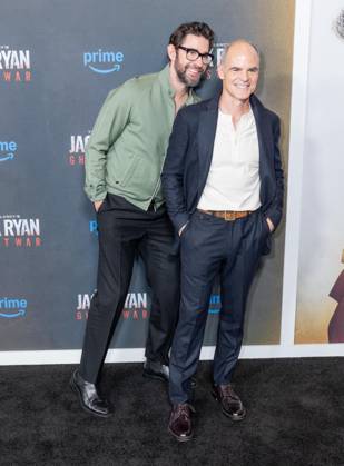 May 15, 2026, Bronx, New York, USA: New York, NY, May 15, 2026: John Krasinski and Michael Kelly attend World Premiere of Amazon MGM Studios Tom Clancy s Jack Ryan: Ghost War at Regal Times Square Bronx USA - ZUMAr339 20260515_znp_r339_043 Copyright: xLevxRadinx