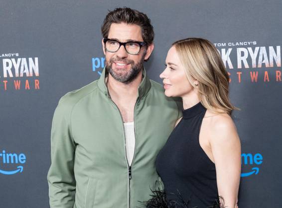 May 15, 2026, Bronx, New York, USA: New York, NY, May 15, 2026: John Krasinski and Emily Blunt attend World Premiere of Amazon MGM Studios Tom Clancy s Jack Ryan: Ghost War at Regal Times Square Bronx USA - ZUMAr339 20260515_znp_r339_033 Copyright: xLevxRadinx