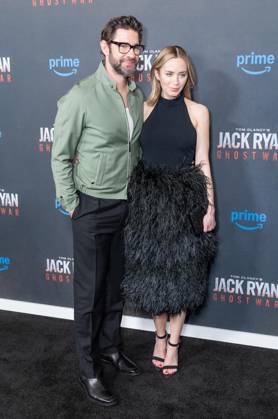 May 15, 2026, Bronx, New York, USA: New York, NY, May 15, 2026: John Krasinski and Emily Blunt attend World Premiere of Amazon MGM Studios Tom Clancy s Jack Ryan: Ghost War at Regal Times Square Bronx USA - ZUMAr339 20260515_znp_r339_028 Copyright: xLevxRadinx