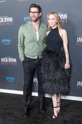 May 15, 2026, Bronx, New York, USA: New York, NY, May 15, 2026: John Krasinski and Emily Blunt attend World Premiere of Amazon MGM Studios Tom Clancy s Jack Ryan: Ghost War at Regal Times Square Bronx USA - ZUMAr339 20260515_znp_r339_029 Copyright: xLevxRadinx