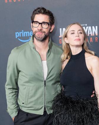May 15, 2026, Bronx, New York, USA: New York, NY, May 15, 2026: John Krasinski and Emily Blunt attend World Premiere of Amazon MGM Studios Tom Clancy s Jack Ryan: Ghost War at Regal Times Square Bronx USA - ZUMAr339 20260515_znp_r339_030 Copyright: xLevxRadinx