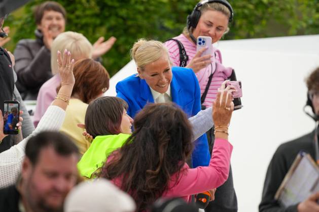 ZDF-Fernsehgarten 2026. Andrea (Kiwi) Kiewel im ZDF Fernsehgarten bei der Schlagerparty am 17.05.2026 in Mainz. Mainz ZDF Fernsehgarten Rheinland-Pfalz