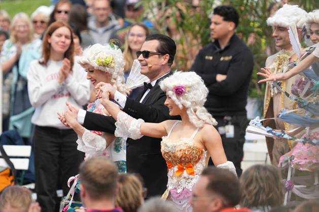 ZDF-Fernsehgarten 2026. FALCO MEETS AMADEUS im ZDF Fernsehgarten bei der Schlagerparty am 17.05.2026 in Mainz. Mainz ZDF Fernsehgarten Rheinland-Pfalz
