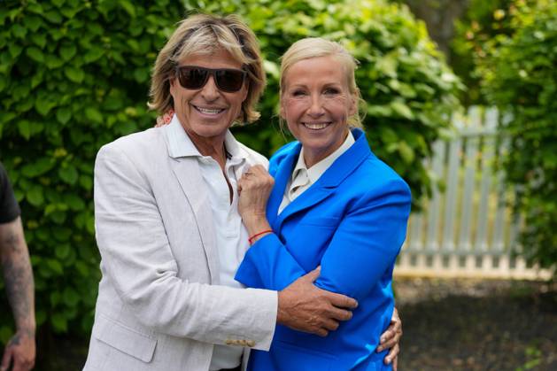 ZDF-Fernsehgarten 2026. Hansi Hinterseer und Andrea (Kiwi) Kiewel im ZDF Fernsehgarten bei der Schlagerparty am 17.05.2026 in Mainz. Mainz ZDF Fernsehgarten Rheinland-Pfalz