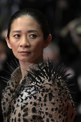 Chloe Zhao arrives at the Paper Tiger screening during the 79th annual Cannes Film Festival at Palais des Festivals on May 17, 2026 in Cannes, France.  CAN20260517727 RoccoxSpaziani