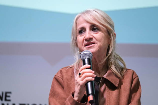 May 18, 2026, Turin, Italy: Luciana Littizzetto seen during the SalTo 26 - Salone Internazionale del Libro at Lingotto Fiere. Turin Italy - ZUMAs197 20260518_aaa_s197_900 Copyright: xElenaxVizzocax