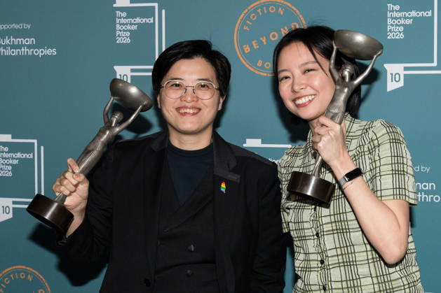 International Booker Prize 2026 Award Ceremony in London LONDON, UNITED KINGDOM - MAY 19: Winners of the International Booker Prize 2026 Author Yang Shuang-zi (L) and translator Lin King pose with the trophies during the award ceremony at Tate Modern in London, United Kingdom on May 19, 2026. The International Booker Prize is awarded annually for the finest single work of fiction from around the world which has been translated into English and published in the UK and Ireland. Wiktor Szymanowicz Anadolu London United Kingdom. Editorial use only. Please get in touch for any other usage.  Copyright: x2026xAnadoluxWiktorxSzymanowiczx