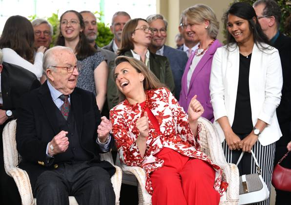 Queen Paola Foundation Awards 2026 BRUSSELS, BELGIUM - MAY 20 : Queen Paola Foundation Awards 2026 : King Albert II and Queen Paola, accompanied by Her Royal Highness Princess Claire, attended the presentation of the Queen Paola Foundation Awards in the Orangery at Laeken Palace. Through these Awards, the Foundation aims to recognise initiatives that promote the inclusion and education of disadvantaged young people aged between 3 and 25, whilst inspiring others to get involved or to set up similar projects on May 20, 2026 in Brussels, Belgium, 20 05 2026 Brussels Belgium  Copyright: xDidierxLebrunx