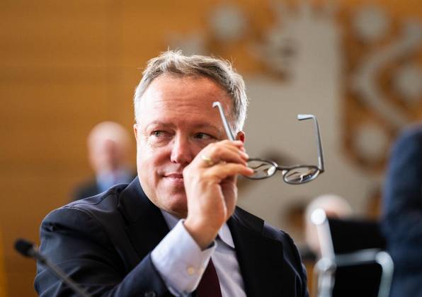 8. THÜRINGER LANDTAG - 43. PLENARSITZUNG ** NUR FÜR REDAKTIONELLE ZWECKE ** EDITORIAL USE ONLY **<p>20 05 2026-Erfurt: Thüringer Landtag 8. Wahlperiode 43. Plenarsitzung im Foto: Ministerpräsident Mario Voigt (CDU) ( Deutschland Thueringen Erfurt Copyright: SaschaxFromm