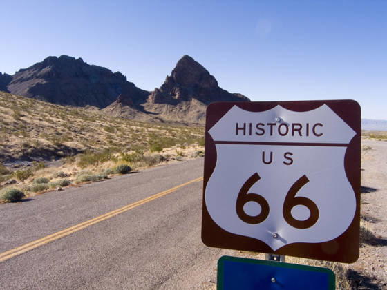 Scenes of Arizona: Route 66 Feb 10, 2006; Oatman, AZ, USA; Historic Rt. 66, the Mother Road, as it winds through the Mohave Desert towards the mining town of Oatman, AZ, west of Kingman, AZ. Rt. 66 in this area is well preserved and is popular with car and motorcycle buffs who want to experience the first paved transcontinental highway in the US. Rt. 66 was named in 1926 and completed during the great depression. It carried tens of thousands of migrants westward during the dust bowl era. It was replaced by the interstate system in the 60s and 70s but has remained an important tourist draw in northern and western Arizona, where it is well preserved. Mandatory Credit: Photo by Jack Kurtz ZUMA Press. ( ) Copyright 2006 by Jack Kurtz Oatman A Copyright: xJackxKurtzx