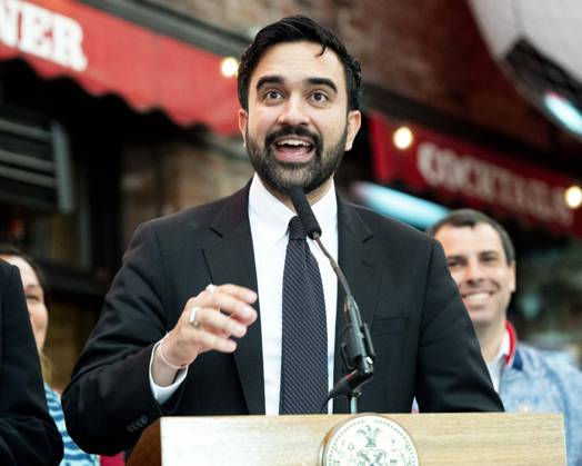 May 21, 2026, New York City, New York, United States: New York City Mayor ZOHRAN MAMDANI (D) speaking at a press conference about tickets for the FIFA World Cup, at the Harlem Tavern in New York City. New York City United States - ZUMAb161 20260521_aap_b161_009 Copyright: xMichaelxBrochsteinx
